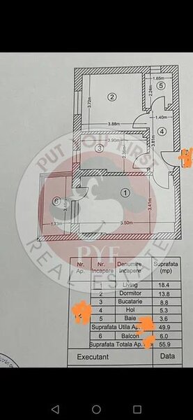 Envogue Residence | Apartament 2 camere | Decomandat | 56mp | B9667